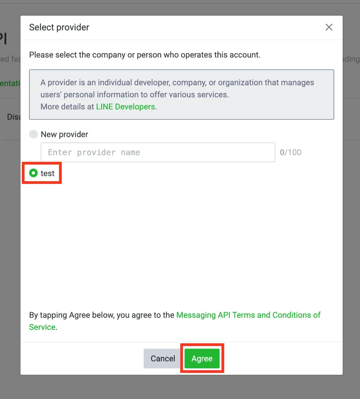 Line Massaging API step 14