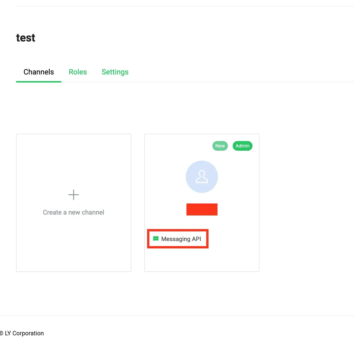 Line Massaging API step 17